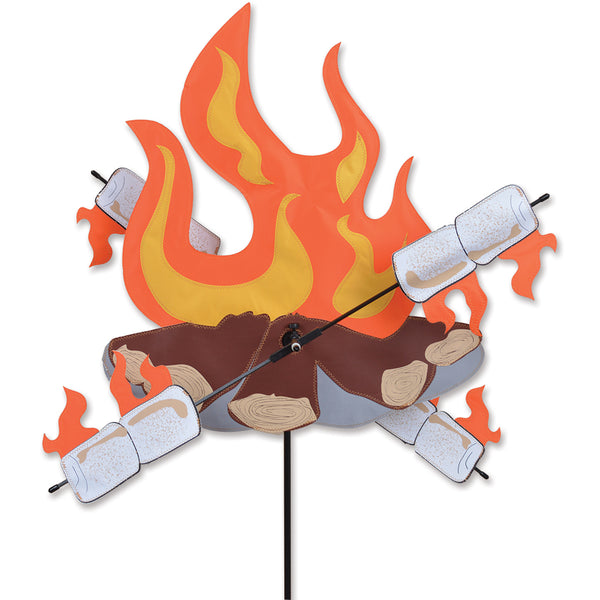Premier Kites 20 Inch Campfire Whirligig Wind Spinner (Part Number 21794) - Add Cozy Warmth to Your Outdoor Space