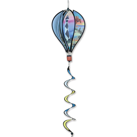 Premier Kites 16 Inch Hanging Hot Air Balloon Spinner (Part Number 25865) - Vibrant Outdoor Decor for Your Garden or Patio