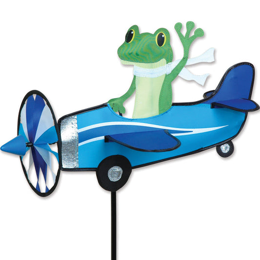 Product Title: Premier Kites 19 Inch Tree Frog Pilot Pal Airplane Wind Spinner (Part Number 26804)