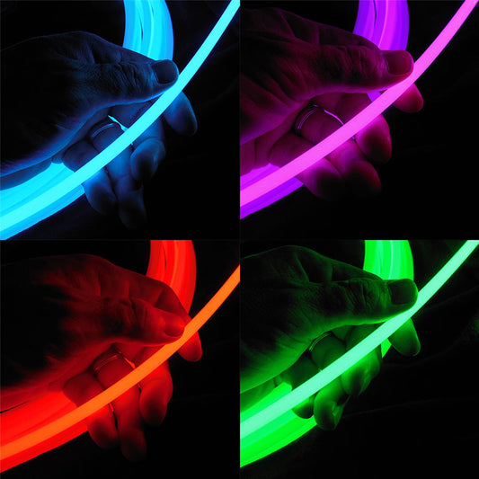 6mm Fiber Optic Neon Glow Cable - Sold by the Foot
