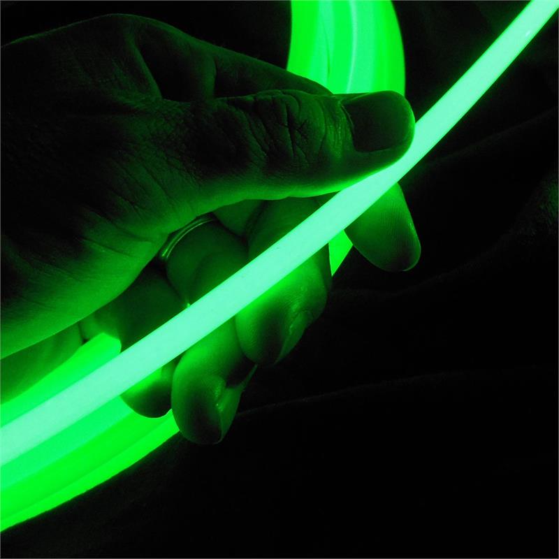 5mm Fiber Optic Neon Glow Cable - Sold by the Foot