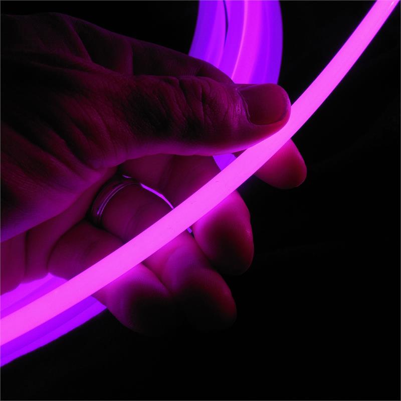 5mm Fiber Optic Neon Glow Cable - Sold by the Foot